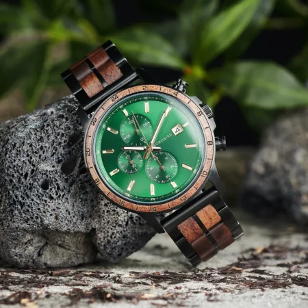 Bobo Bird Men's Luxury Wood Quartz Watch