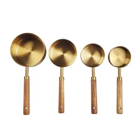 4pcs Gold Measuring Spoon Set - Image 2