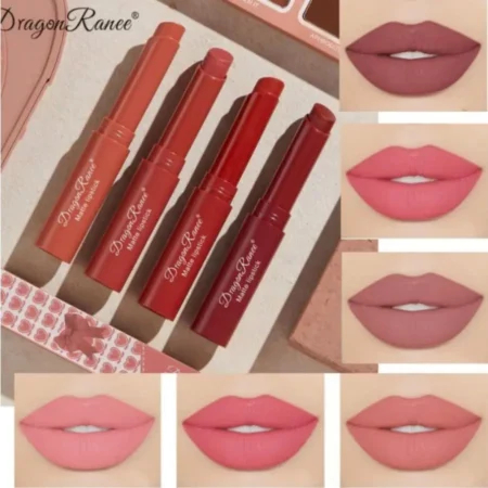 ⁦Velvet Matte Lipstick – Non-Fading, Waterproof & Moisturizing European/American Makeup⁩ - الصورة ⁦3⁩