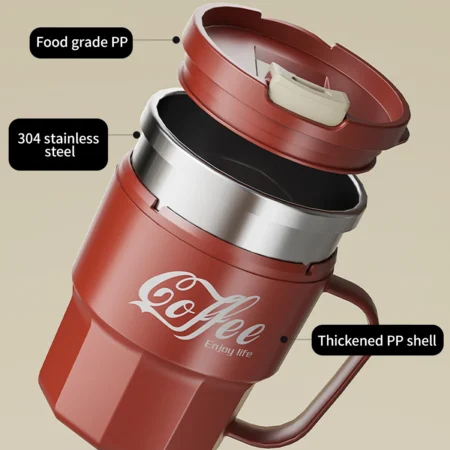 400/480ML 304 Stainless Steel Coffee Cup - Image 3