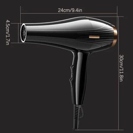6 In 1 High-Powered Low Noise Hair Dryer Powerful Fast Dry - Image 4