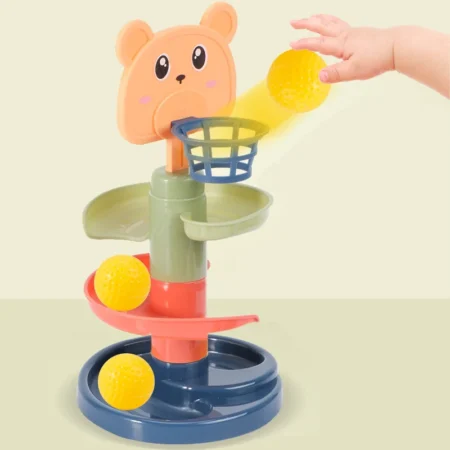 Montessori Rolling Ball Track Toy – Early Education Sensory Game for Babies & Toddlers - Image 2