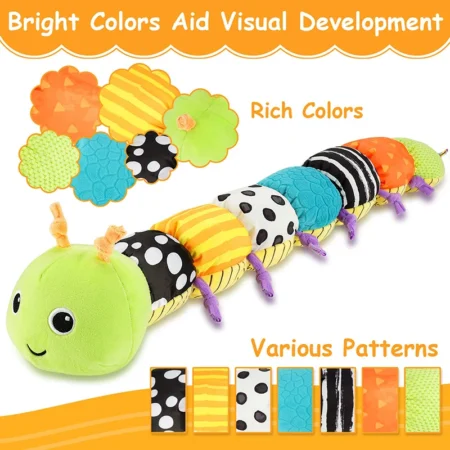 Caterpillar Worm Soft Infant Plush Toys - Image 4