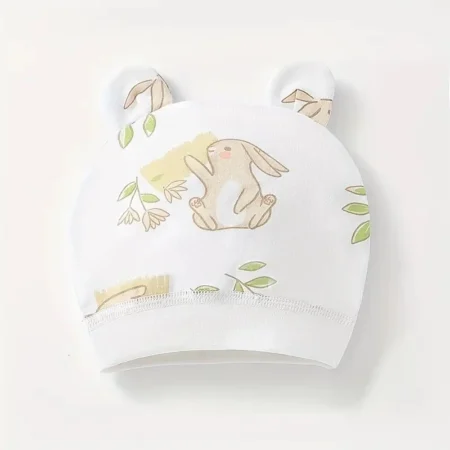 Autumn Winter Baby Cotton Hat | Cute Ear-Shaped Cap for Newborns (0–3 Months) - Image 6