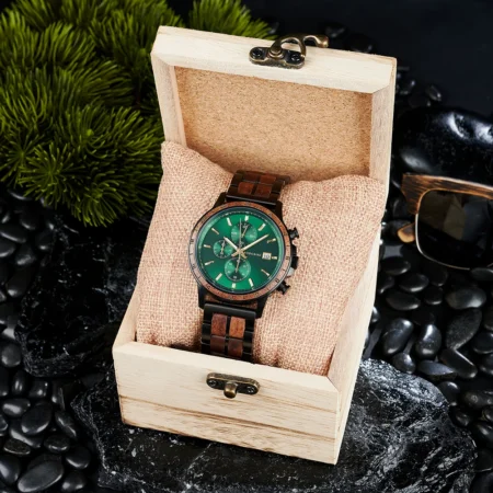 Bobo Bird Men's Luxury Wood Quartz Watch - Image 6