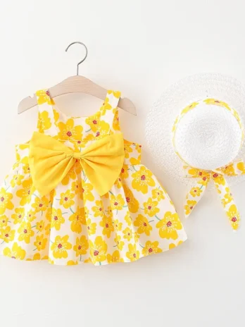 2-Pack Baby Girl Summer Dresse...