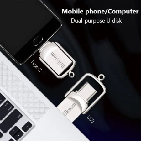 Bliksem 2-in-1 USB Flash Drive – Type-C & USB 2.0, 32GB–128GB - Image 4