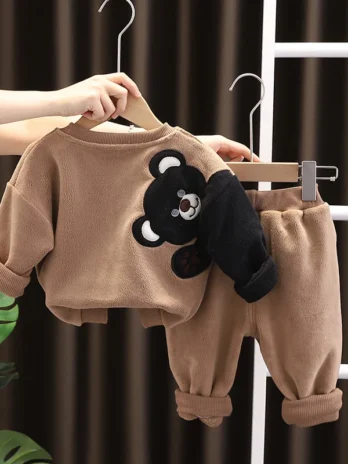 2Pcs Winter Baby Outfit – Th...
