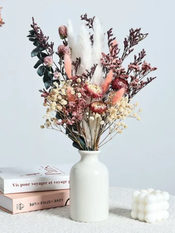 Dry Colorful Flower Bouquet Ch...