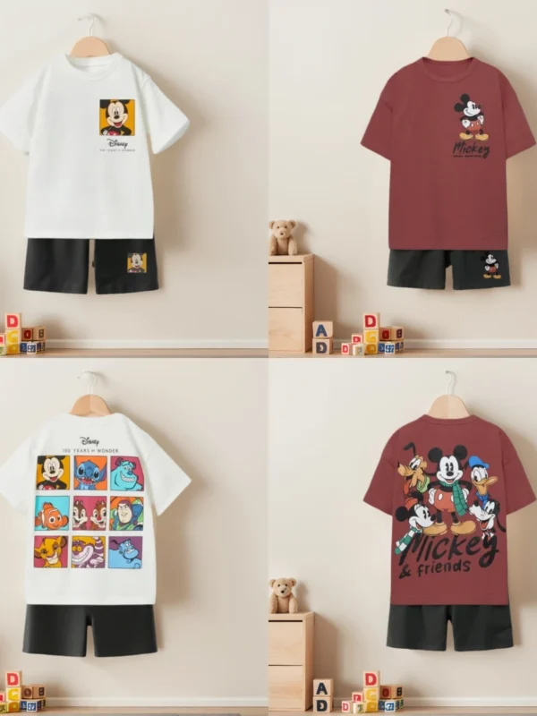 Children Mickey Mouse Clothes Sets