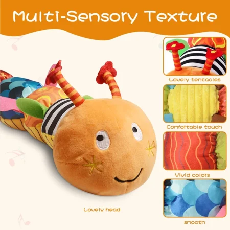 Caterpillar Worm Soft Infant Plush Toys - Image 6