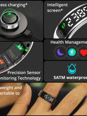 2025 COLMI R12 Smart Ring with...