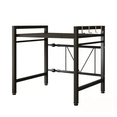 Carbon Retractable Kitchen Shelf Microwave - Image 3