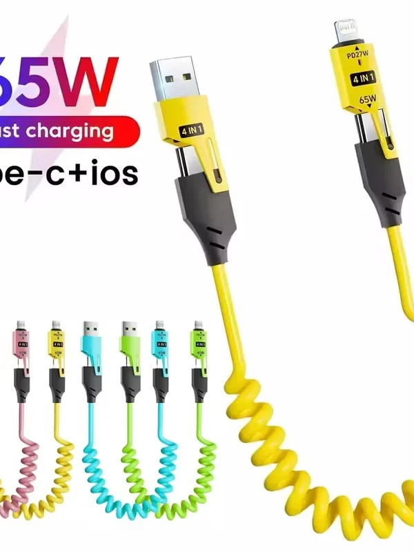 Spring Quick Charger Spring USB Cable