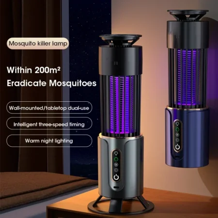 2025 USB Mosquito Killer Lamp – Insect Trap & Camping Lantern with Electric Swatter - Image 2