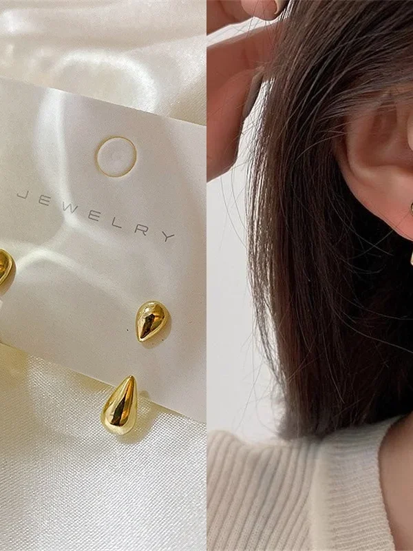 Women Earrings Fashion Water Drop Pendant