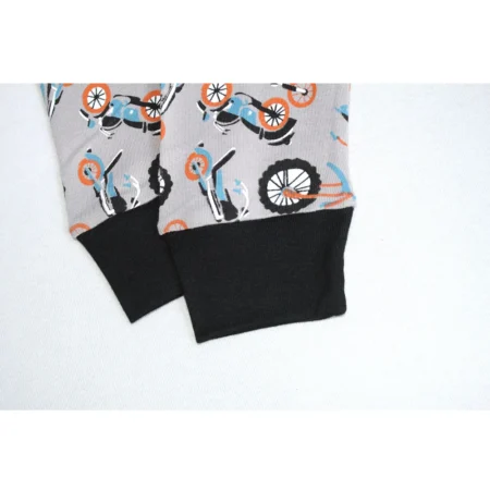 Baby Boys Motorcycle Pajama Set – Cartoon Sleepwear for 1-2 Years - Image 6