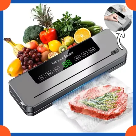 Vacuum Sealer Kitchen Food Storage Dry/Wet Food Vacuum Packing Machine
