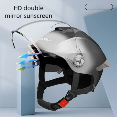 Helmet Electric Car Battery Motorcycle Helmet Summer Sunscreen - Image 5