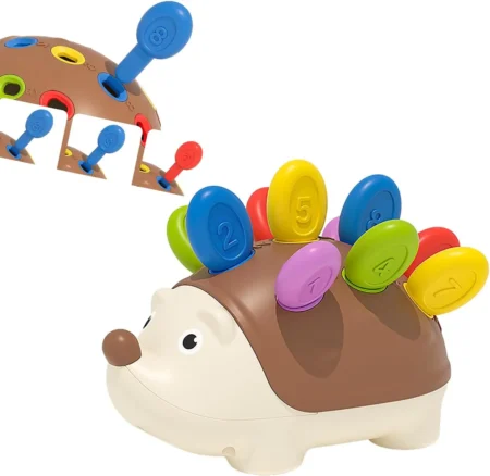 Montessori Hedgehog Toy – Fine Motor & Sensory Learning for Toddlers