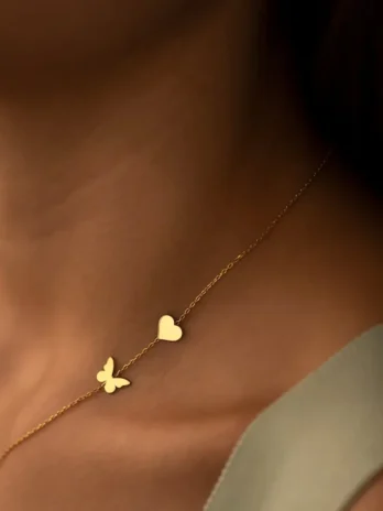 Custom Name Necklace – Gold/...