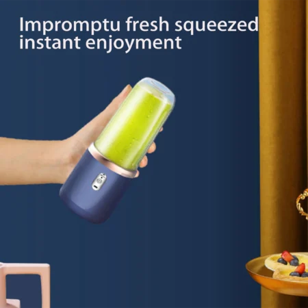 2-in-1 Portable USB Blender & Juicer – 6 Blades with Dual Cups for Smoothies & Milkshakes - Image 3