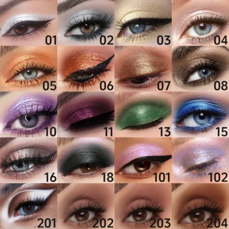 24-Color Pearlescent Glitter Eyeshadow & Eyeliner Pencil – Waterproof, Matte & Shimmer Eye Makeup Pen - Image 4