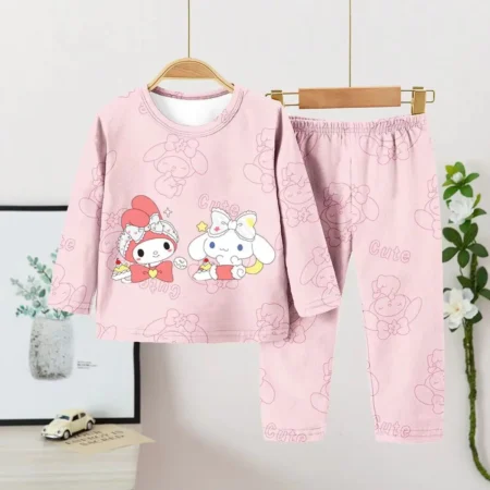 Anime Cinnamoroll Kids Pajama Set – Soft, Breathable Nightwear for Boys & Girls - Image 5