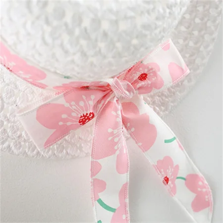 2-Pack Baby Girl Summer Dresses – Floral Print with Big Bow (0–3Y) - Image 2