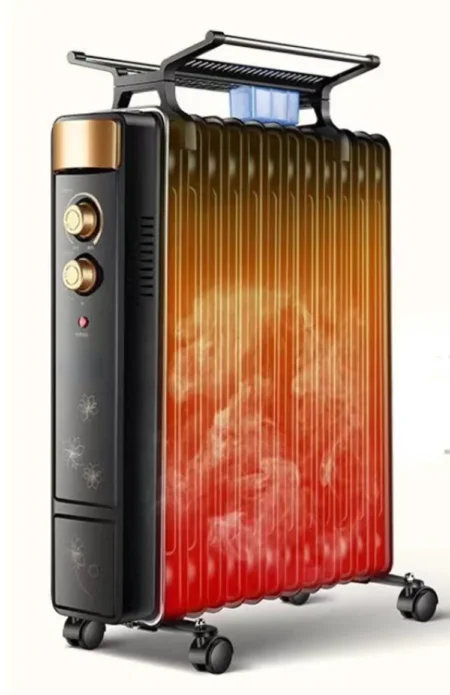 1500W Electric Oil Heater | 9-Fin Radiator with Constant Temperature Heating - Image 6