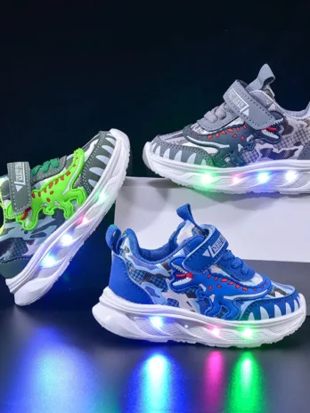 Kids LED Light Shoes – Soft ...