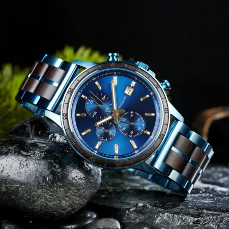 Bobo Bird Men's Luxury Wood Quartz Watch - Image 4