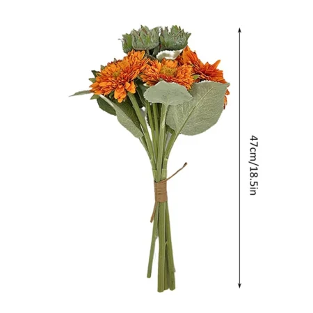 ⁦Artificial Sunflower Flower Bouquet Decor⁩ - الصورة ⁦3⁩