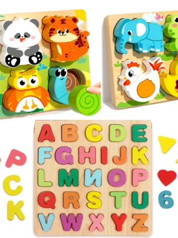 Wooden Alphabet & Number ...