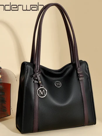 Soft Leather Luxury Handbags W...