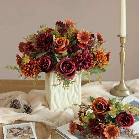 ⁦Artificial Flowers New Year's Home Decoration⁩ - الصورة ⁦4⁩