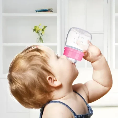 60ML Mini Baby Bottle – BPA-Free PP Feeding Bottle for Milk & Juice - Image 2