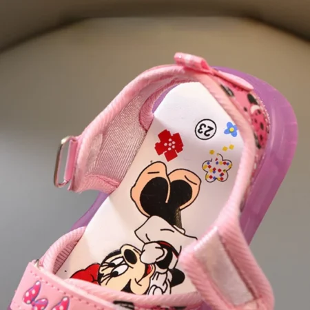 Disney Mickey/Minnie LED Sandals – Light-Up Princess Shoes for Kids - Image 6