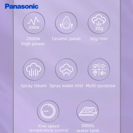 ⁦Panasonic U-shaped Steam Iron⁩ - الصورة ⁦5⁩