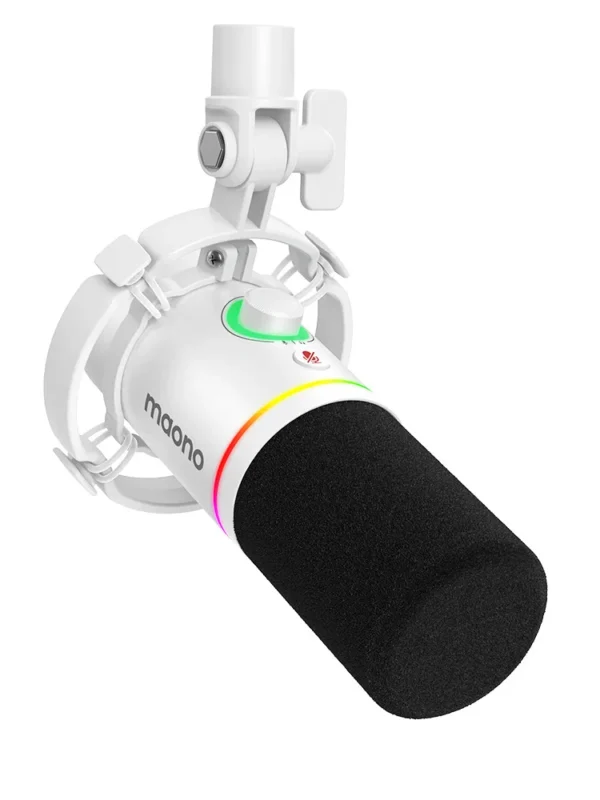 Maono PD200X RGB Gaming Mic – Dynamic USB/XLR Microphone for Podcast & Stream