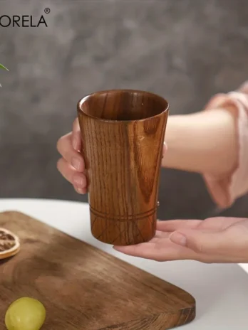 Wooden Tea Cups Handmade Natur...