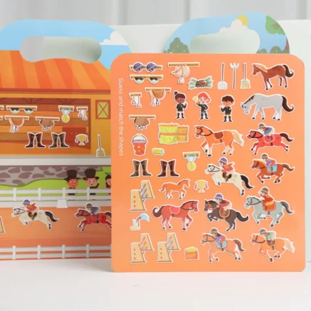 Kids DIY Reusable Bubble Sticker Book – Portable Quiet Activity Toy - Image 6