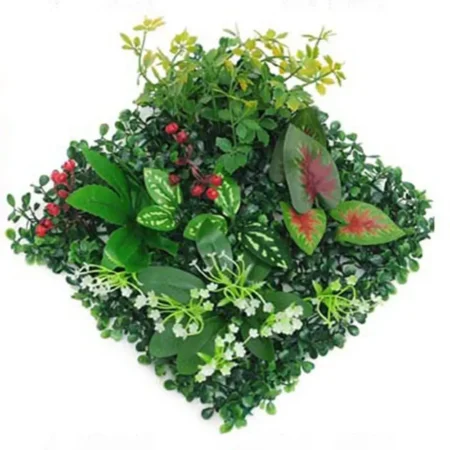 ⁦DIY Artificial Plant Wall Panel Durable Lifelike⁩ - الصورة ⁦2⁩