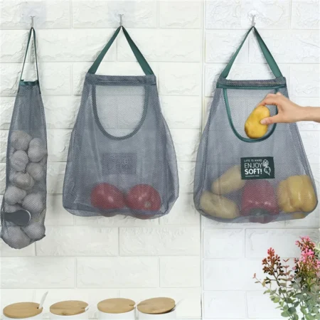 Durable & Strong Hanging Mesh Storage Bags - Image 2