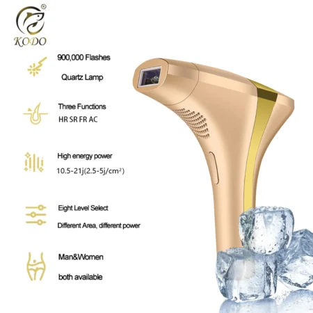 KODO 2025 IPL Laser Hair Removal – 4-in-1 Painless Epilator for Face & Body