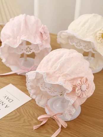 Lace Baby Bonnet Hat – Breat...