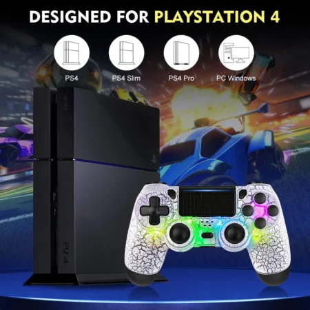 RGB Controller for PS4 Slim Pro Joystick Gamepad - Image 2