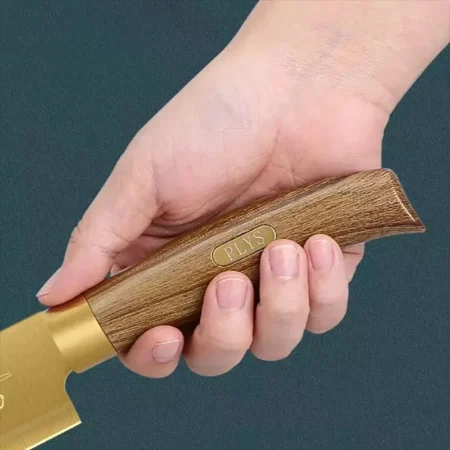 Rose titanium gold knife - Image 4