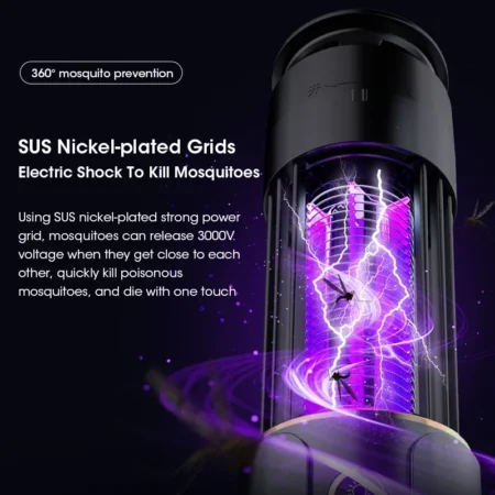 2025 USB Mosquito Killer Lamp – Insect Trap & Camping Lantern with Electric Swatter - Image 3