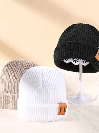 1–3 Pcs Baby Knit Winter Hat...